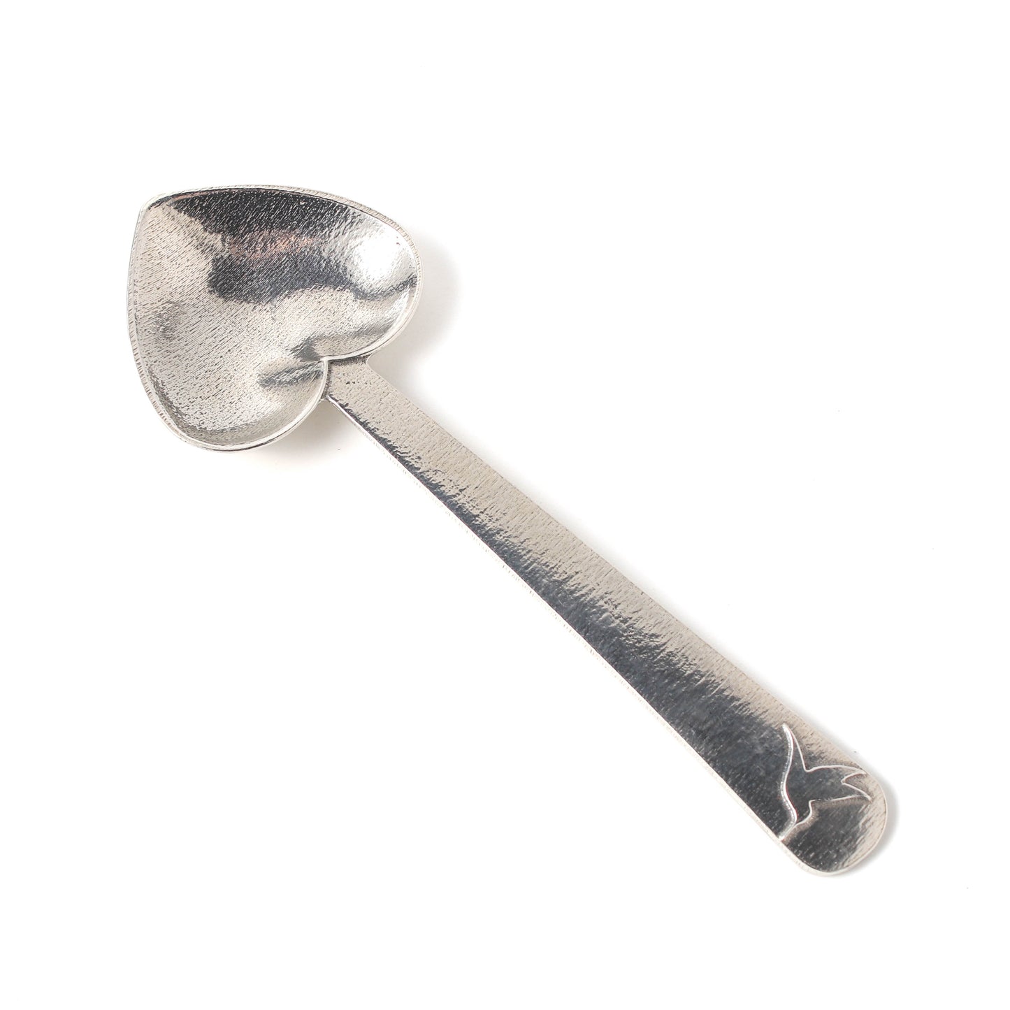 Heirloom Heart Pewter Tea Scoop - Wisdom of the Womb