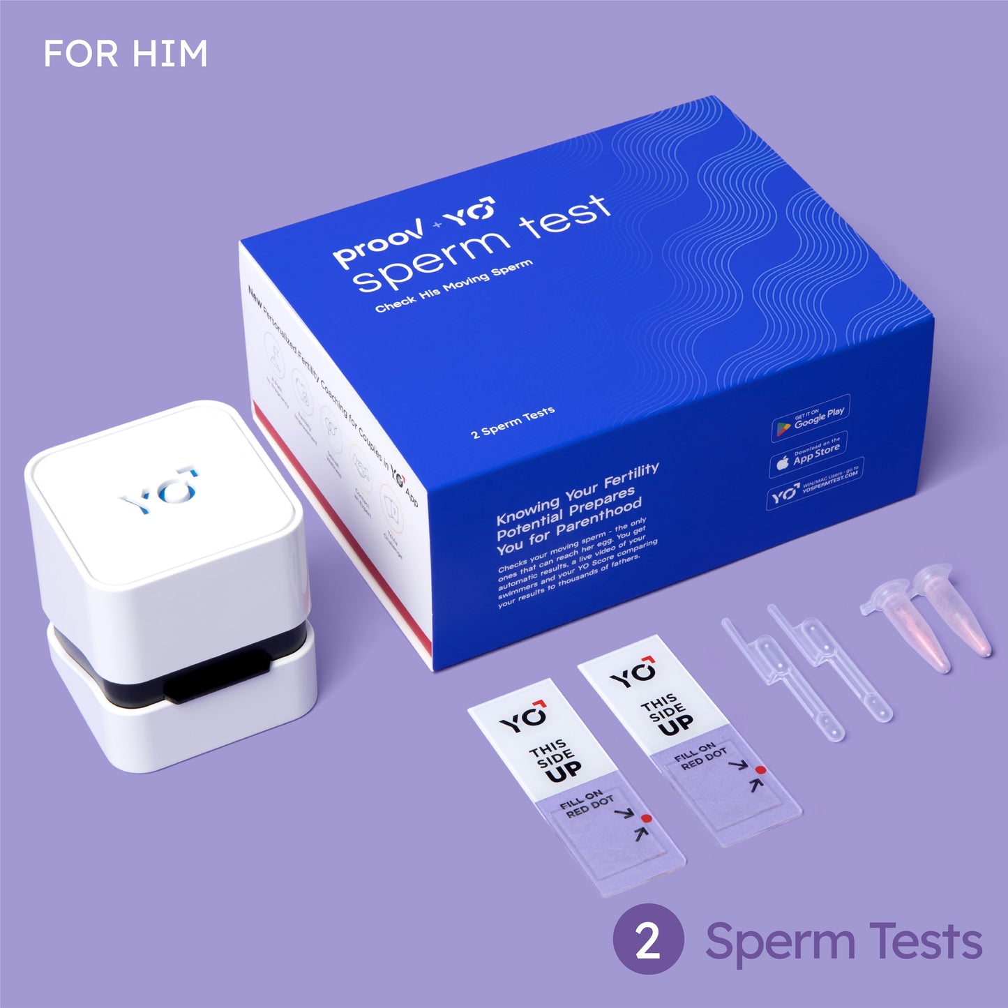 Hers and His Advanced Fertility Test for Couples - Wisdom of the Womb