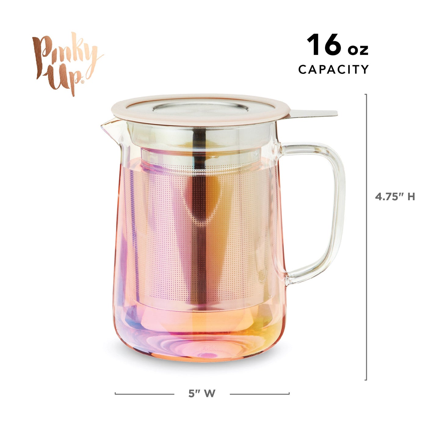 Chas Mini Glass Teapot & Infuser - Wisdom of the Womb