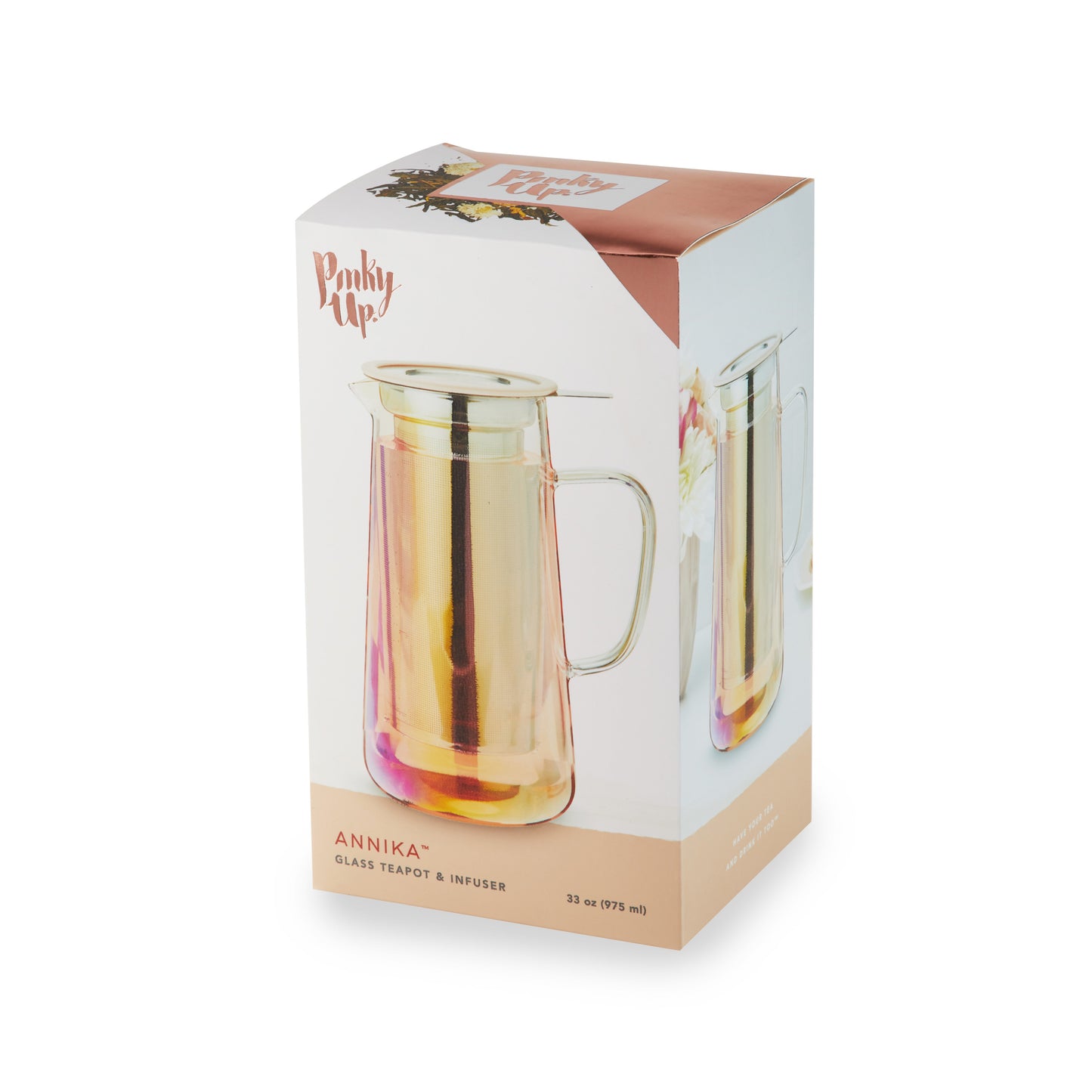 Annika Glass Teapot & Infuser - Wisdom of the Womb