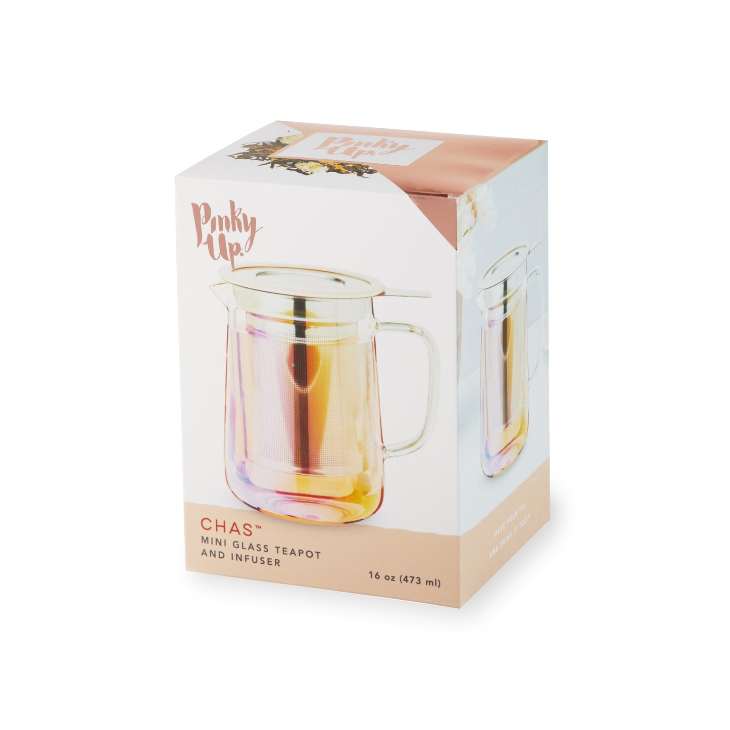 Chas Mini Glass Teapot & Infuser - Wisdom of the Womb