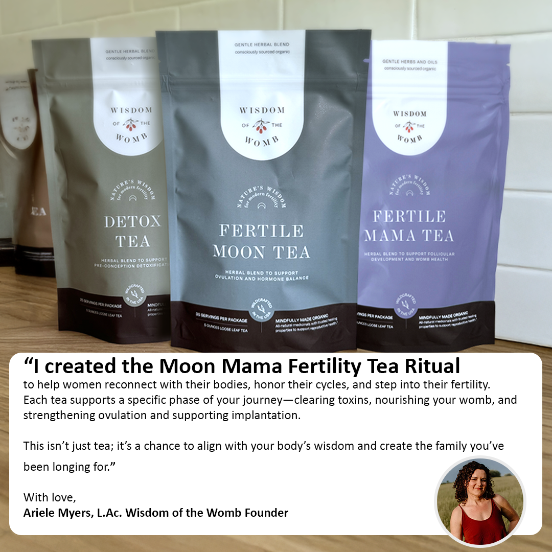 Moon Mama Fertility Tea Bundle - New Bundle - Wisdom of the Womb
