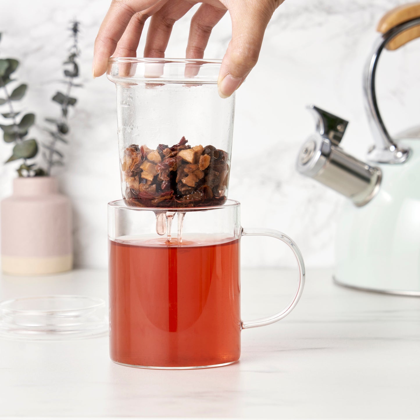 Blake Glass Tea Infuser Mug - Wisdom of the Womb
