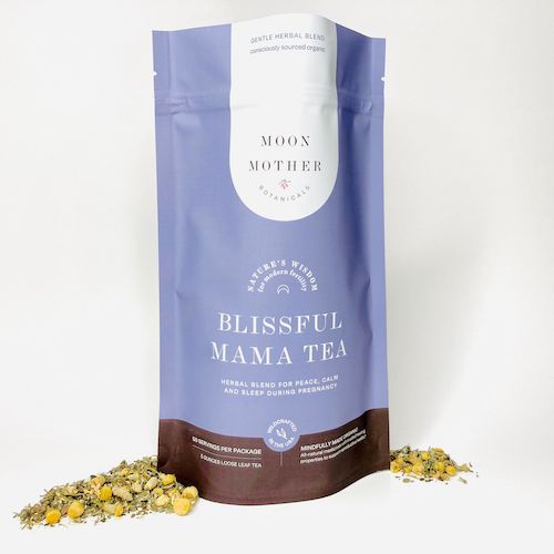 Blissful Mama Tea: Herbal Blend for Peace, Calm and Sleep During Pregnancy - Wisdom of the Womb