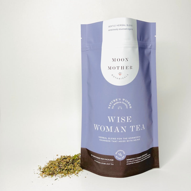 Wise Woman Tea: Herbal Blend for the Hormonal Changes that Arise With Aging - Wisdom of the Womb