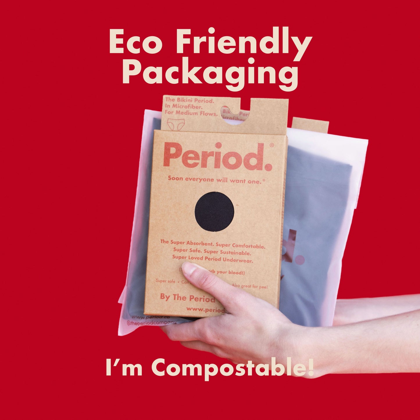 The Extra Coverage High Waisted Period. in Organic Cotton For Heavy Flows - Wisdom of the Womb