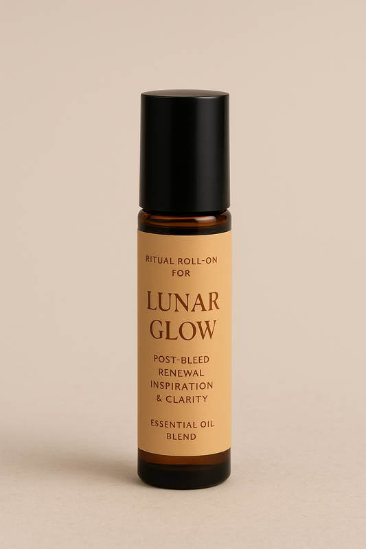 Lunar Glow Ritual Roll-On  For Post-Bleed Renewal, Clarity & Inspiration