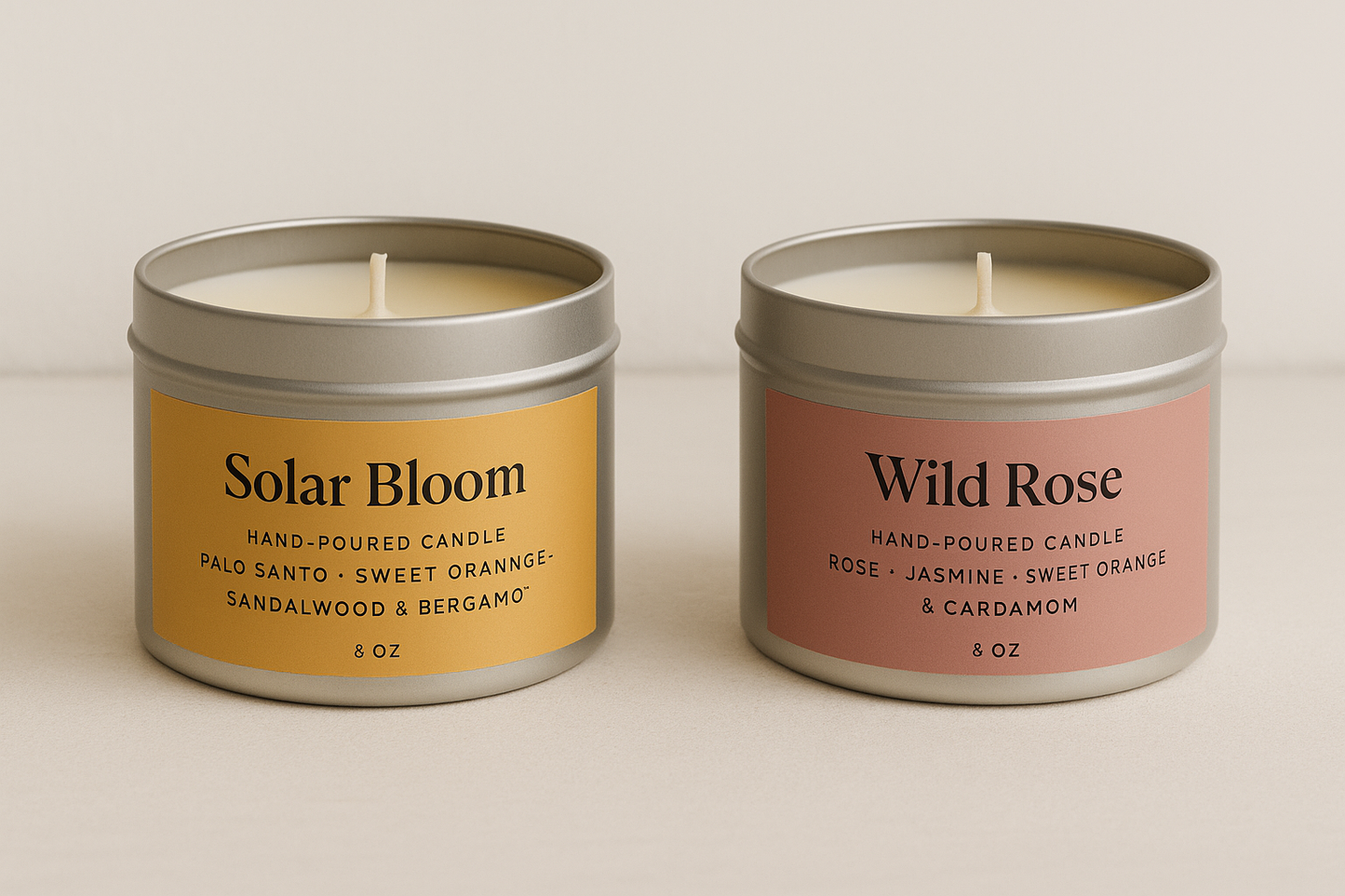 Lunar Glow: Ritual Candle for Renewal, Clarity and Inspiration