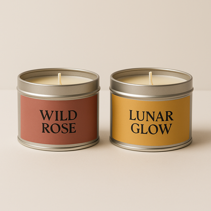 Lunar Glow: Ritual Candle for Renewal, Clarity and Inspiration