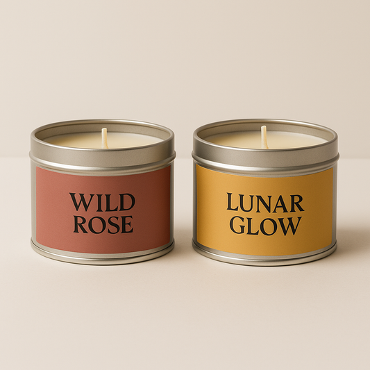 Lunar Glow & Wild Rose Ritual Candle Collection