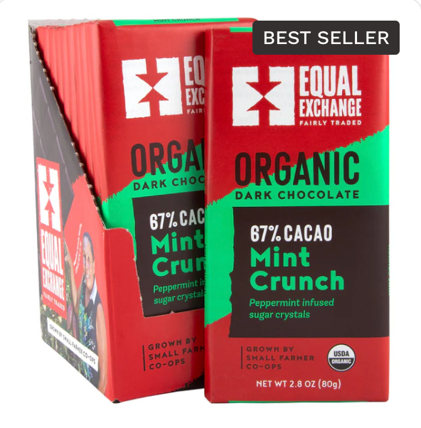 Organic Dark Chocolate Bars — Crunch Collection 🍫