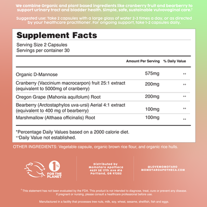 Urinary Tract and Bladder Supplement