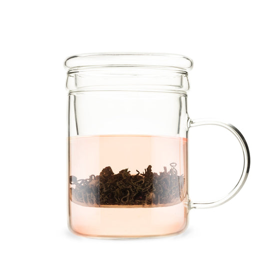 Blake Glass Tea Infuser Mug - Wisdom of the Womb