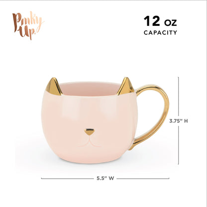 Chloe Pink Cat Mug