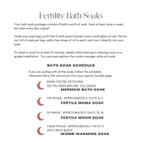 Fertile Mama Bath Soak - Wisdom of the Womb