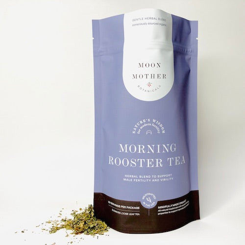 Morning Rooster Tea: Herbal Blend for Male Reproductive Health - Wisdom of the Womb