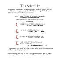 B*tch’s Brew Tea: Herbal Blend for Menstrual Support - Wisdom of the Womb