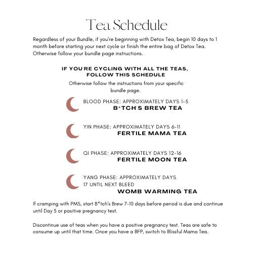Detox Tea: Herbal Blend to Support Pre-Conception Detoxification - Wisdom of the Womb